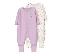 Name it baby Nbfnightsuit 2P Zip Ff Jet Dot Noos