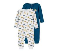 NAME IT Baby Schlafanzug Doppelpack für Jungen, Organic Cotton