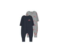 NAME IT Baby Schlafoverall 2er Pkg. NBMNIGHTSUIT grau | 86