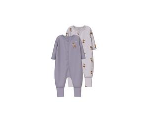 NAME IT Baby Schlafoverall 2er Pkg. NBMNIGHTSUIT lila | 56