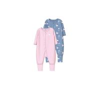 NAME IT Baby Schlafoverall 2er Pkg. NBMNIGHTSUIT rosa | 86