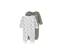 NAME IT Baby Schlafoverall 2er Pkg. weiss | 68