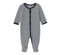 Name It Baby Strampler mit Streifen und Knöpfen Dark Sapphire-74