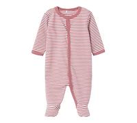 Name It Baby Strampler mit Streifen und Knöpfen Mesa Rose-68