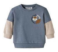 name it Baby Sweatshirt angeraut Fuchs blau 74
