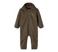 NAME IT BABY Unisex Baby NBNMADA SUIT 2FO Regenanzug, Chocolate Chip, 50-56