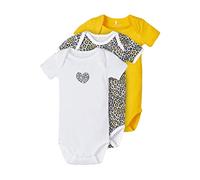 NAME IT Babybodys im 3er-Pack für Mädchen kurzarm 62
