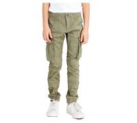 Name It Bamgo Regular Fitted Twill Hosen 12 Jahre Deep Lichen Green
