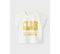 Name it - Bekleidung Nkfforva Ss Short Loose Top Box Ps 13242179 - weiß - Größe 7 - 8A