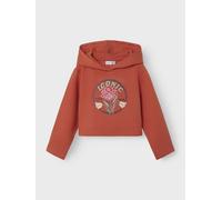 Name it - Bekleidung Nkforis Ls Cropped Boxy Sweat Bru Ps - orange - Größe 7A - 8A