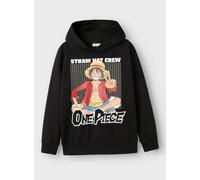 Name it - Bekleidung Nkmdyn Onepiece Nreg Sweat Wh Noos Vde 1 - schwarz - Größe 7A - 8A