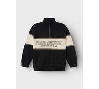 Name it - Bekleidung Nkmoborde Ls Rlx Sweat Bru - schwarz - Größe 11A - 12A