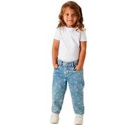 name it - Jeans NMFBELLA MOM HEARTS 3555-ON F in medium blue denim Gr.98