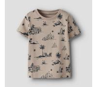 name it Bio Baumwoll Shirt - Strand Chateau Gray 92
