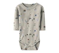 NAME IT Body langarm Stadt 80 beige/bunt