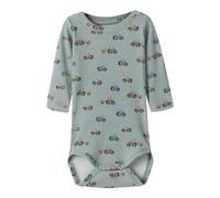 NAME IT Body langarm Traktoren 80 salbei/bunt
