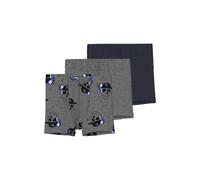Trunk NAME IT "NMMTIGHTS 3P DARK GREY MEL SKULL NOOS", Jungen, Gr. 86, 3 Stk., grau (dunkelgrau melange pack:w, dunkelgrau melange, schwarz sapphire), Jersey, Obermaterial: 95% Baumwolle, 5% Elasthan,