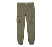Name It Bamgo Regular Fitted Twill Pants Grün 14 Years Jungen