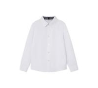 NAME IT Jungen Nkmnewsa Ls Shirt Noos Hemd, Bright White, 134-140 EU