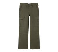 Cargohose NAME IT "NKMRYAN ST TWI CARGO PANT 5720-OT NOOS" Gr. 134, N-Gr, grün (olive night) Jungen Hosen (12759152-134) olive night