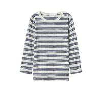 Name It Wang Needle Mini Langarm-t-shirt 3 Jahre Folkstone Gray / Snow White