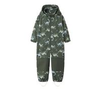 Name It "NMMALFA08 SOFTSHELL SUIT AOP 1FO NOOS" mit dekorativen und reflektierenden Details (22045058-110) jungle grün aop:dino adventure