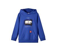 NAME IT Boy's NKMBESPER LS Sweat WH UNB Sweatshirt, Surf The Web, 122/128