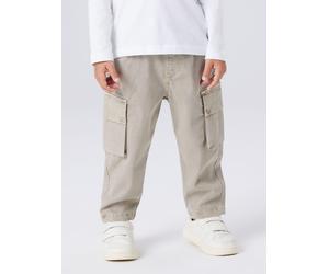 name it Cargohose "Ben" in Beige - Größe 116 | Kinderhosen