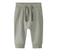 Sweathose NAME IT "NBNTAKKI für Mädchen und Jungen mit Kordelzug", Mädchen, Gr. 104, N-Gr, shadow, Sweatware, Obermaterial: 95% Baumwolle, 5% Elasthan, unifarben, normal knöchellang, Hosen Sweathose, 