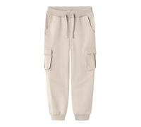 Jogginghose NAME IT "NMNOLI SWEAT PANT UNB NOOS" Gr. 92, N-Gr, beige (pure cashmere) Baby Hosen (17240622-92) pure cashmere