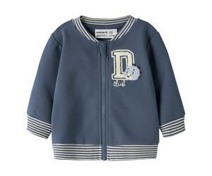 NAME IT College-Sweatjacke Dino 62 blau