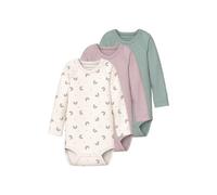 NAME IT Damen Nbfbody 3P Ls Rainbow Noos, Jet Stream, Numeric_80