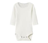 Name IT Damen Nbfkab Ls Body Noos, Cloud Dancer, Numeric_86