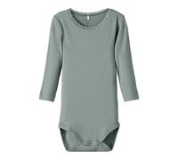 Name IT Damen Nbfkab Ls Body Noos, Slate Gray, Numeric_74