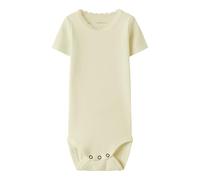 Kurzarmbody NAME IT "NBFKAB SS BODY NOOS", Jungen, Gr. 68, N-Gr, pear sorbet, Rippware, Obermaterial: 57% Baumwolle, 38% Modal, 5% Elasthan, unifarben, regular fit normal, Rundhals, Bodys, Baumwollmis