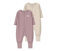 Name It Heart Langarm-pyjama 2 Einheiten 4 Monate Summer Sand / W Deauville Mauve