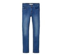Name It Mädchen Stretch-Jeanshose NKFPOLLY DNMTASIS Skinny Fit mittelblauer Denim Gr. 164