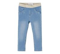 NAME IT Damen NMFSALLI DNMTORINAS 1679SWE NOOS Leggings, Light Blue Denim, 62
