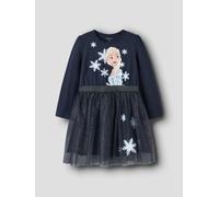 Name it Frozen Tüllkleid - 92 / navy blazer / 66% Baumwolle 30% Polyester 4% Elasthan