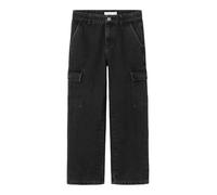 Name It Cargojeans NKFROSE HW WIDE CARGO JEANS 6190-BS – Wide Fit – Mädchen 14 Jahre Schwarz