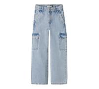 Name It Cargojeans Girl Wide Fit hochtailliert