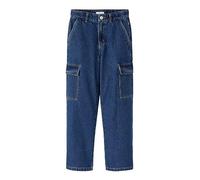 Name It Rose Wide Cargo Fit Jeans 6 Jahre Dark Blue Denim