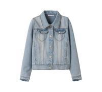 NAME IT Mädchen Nkfstar Dnm Jacket 2210-sr Noos, Light Blue Denim, 116