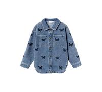 NAME IT Girl Jeansjacke Schmetterlings-