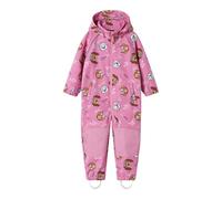 Overall NAME IT "NMFALFA08 PAWPATROL SOFTSHELL NOOS CPLG", Mädchen, Gr. 122, N-Gr, pink (pink cosmos), Obermaterial: 94% Polyester, 6% Elasthan, bedruckt, casual, regular fit, Langarm, Overalls (20773