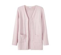 Strickjacke NAME IT "NKFVICTI LS KNIT CARD", Mädchen, Gr. 158/164, lila (burnished lila), Feinstrick, Obermaterial: 84% Viskose, 14% Polyester, 2% Elasthan, unifarben, gerade Po-bedeckend, V-Ausschnit