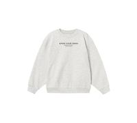 Name it-NKFNAKONNI LS RLX SWEAT BRU-Light Grey Melange - 122/128