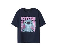 Name it - Bekleidung Nkfdymir Stitch Ss Nreg Top Box Noos Wdi - Blau - Größe 7A - 8A