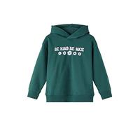 NAME IT Girl's NMFSILKE Sweat BRU Sweatshirt, Sea Moss, 98