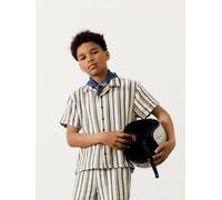 name it Hemd "Foko" in Beige - Größe 134/140 | Kinder Blusen Hemden